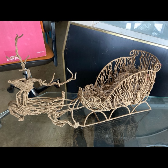 Accents Rare Santa Sleigh Poshmark